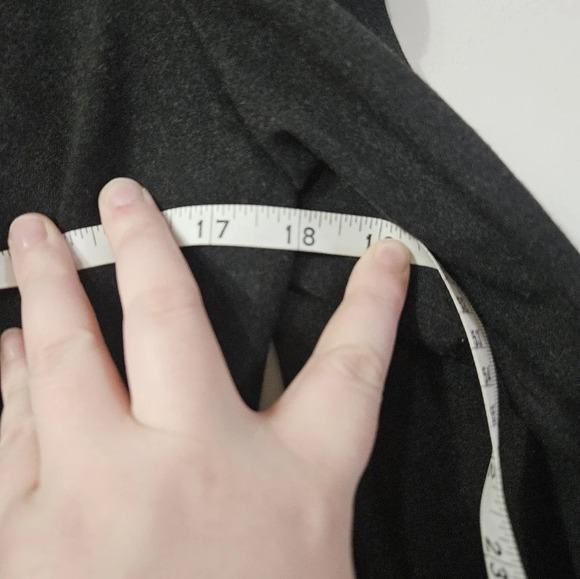 Finity womens gray ruched side blouse! - Picture 7 of 9